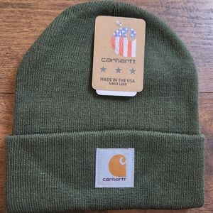 green carhartt beanie women's